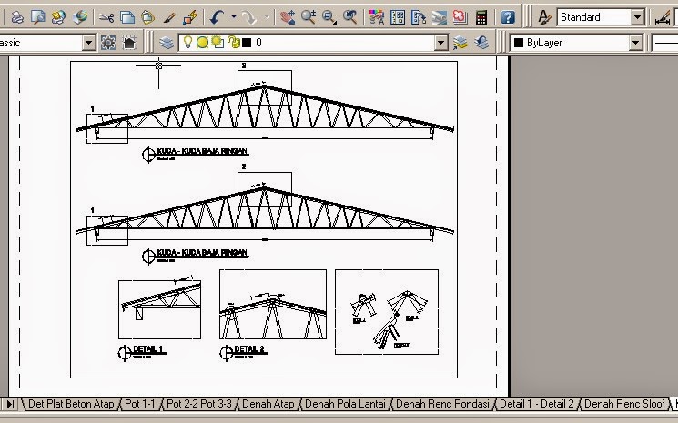 RAB EXCELL DAN GAMBAR AUTOCAD LAPANGAN FUTSAL | Filekonstruksi