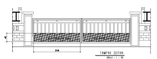 CONTOH RAB DAN GAMBAR PEKERJAAN PAGAR KANTOR