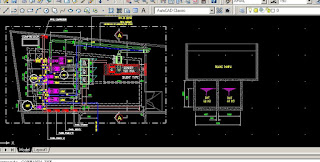 Referensi Gambar Autocad Ruang Pompa